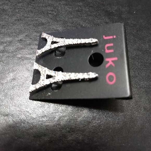 Juko Eiffel tower blingy earrings - Picture 3 of 8